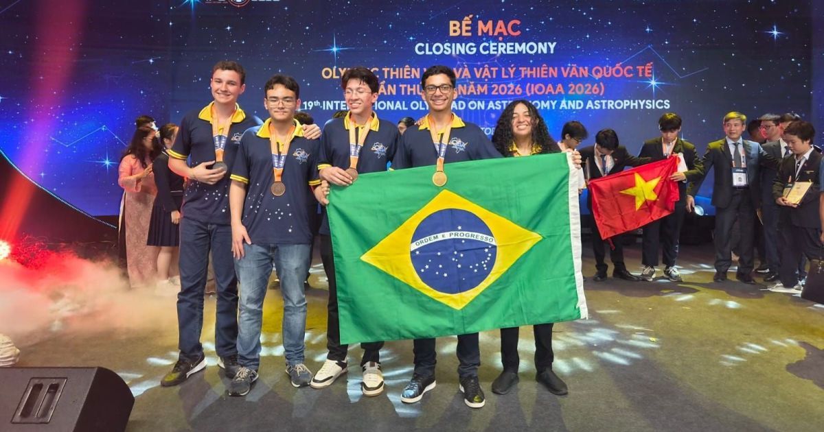 Brasil brilha na Olimpíada Internacional de Astronomia com medalhas