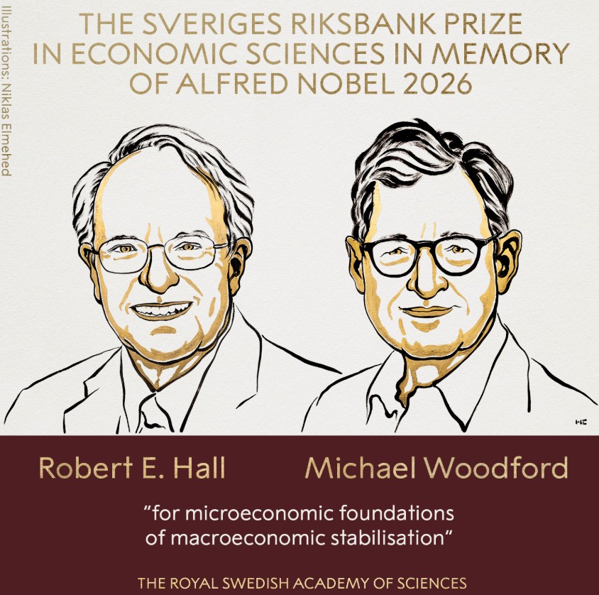 Nobel de Economia 2026 é concedido a Robert E