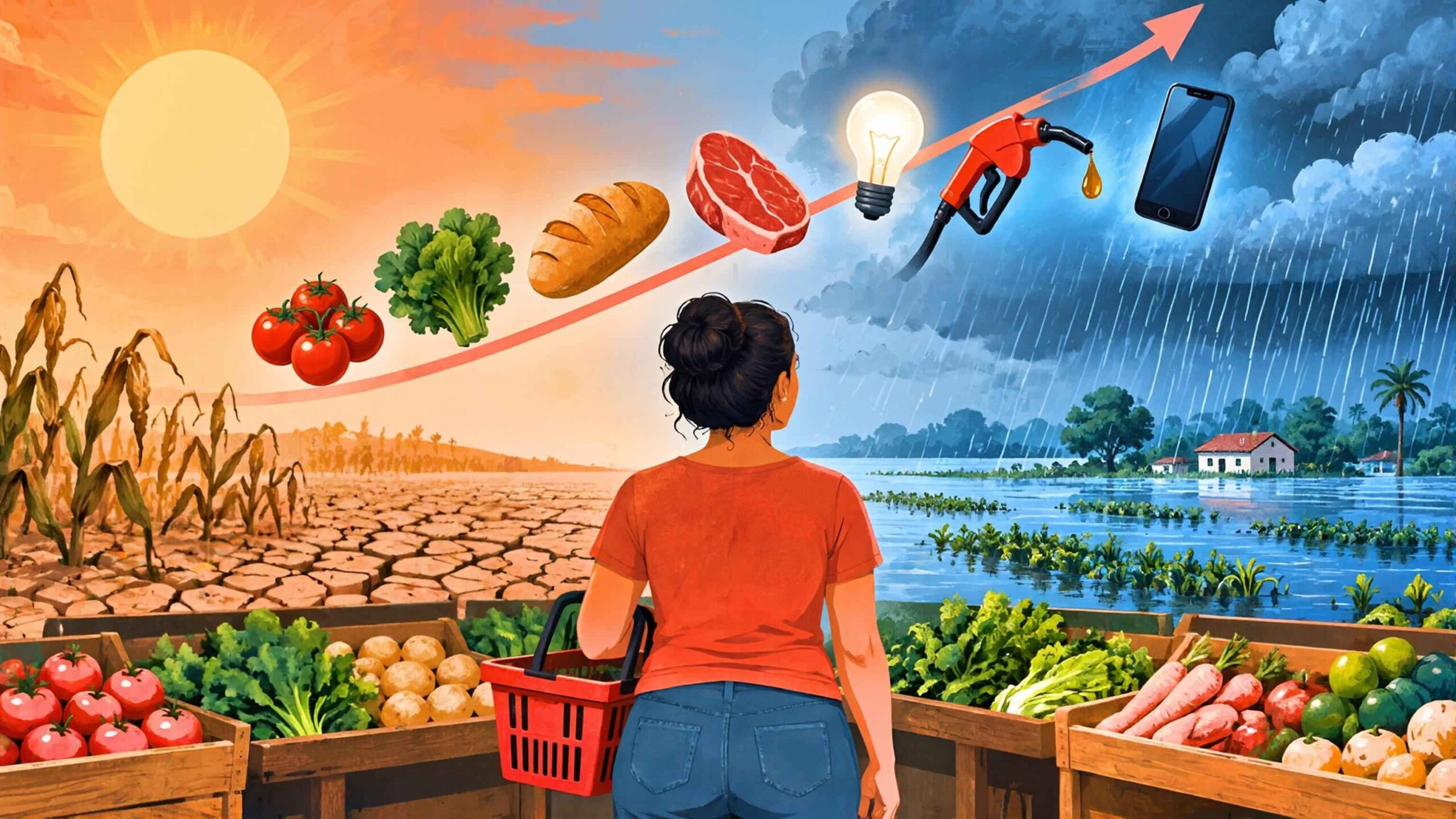 El Niño forte deve aumentar inflação e preços de alimentos e energia no Brasil